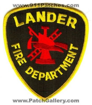 Lander Fire Department (Wyoming)
Scan By: PatchGallery.com
