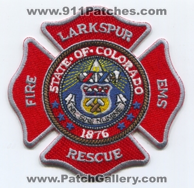 Larkspur Fire Protection District Patch (Colorado)
Scan By: PatchGallery.com
Keywords: prot. dist. department dept. ems rescue