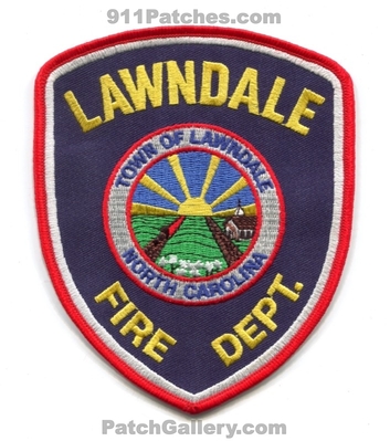 Lawndale Fire Department Patch (North Carolina)
Scan By: PatchGallery.com
Keywords: town of dept.