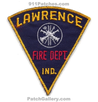 Lawrence Fire Department Patch (Indiana)
Scan By: PatchGallery.com
Keywords: dept. ind.