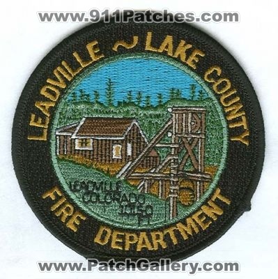 Leadville Lake County Fire Department Patch (Colorado)
[b]Scan From: Our Collection[/b]
Keywords: co. dept.