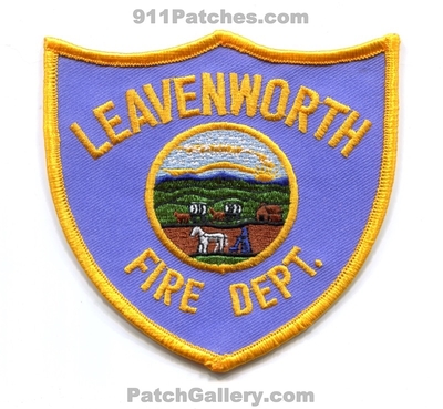 Leavenworth Fire Department Patch (Kansas)
Scan By: PatchGallery.com
Keywords: dept.