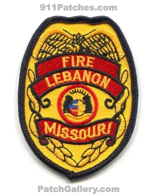 Lebanon Fire Department Patch (Missouri)
Scan By: PatchGallery.com
Keywords: dept.