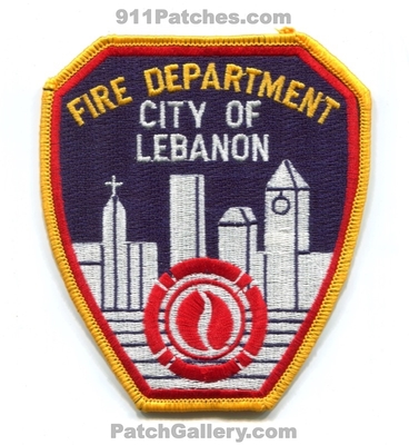 Lebanon Fire Department Patch (Indiana)
Scan By: PatchGallery.com
