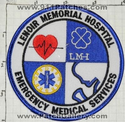 Lenoir Memorial Hospital Emergency Medical Services (North Carolina)
Thanks to swmpside for this picture.
Keywords: ems lmh