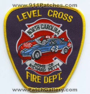 Level Cross Fire Department Patch (North Carolina)
Scan By: PatchGallery.com
Keywords: dept. home of richard petty nascar stp racing