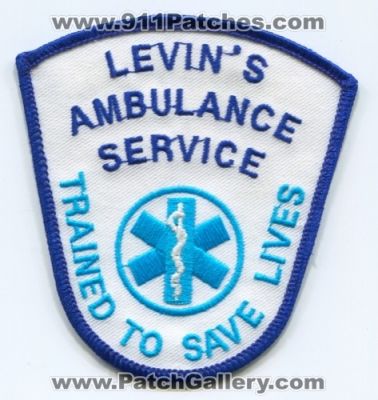 Levins Ambulance Service (Kansas)
Scan By: PatchGallery.com
Keywords: ems trained to save lives