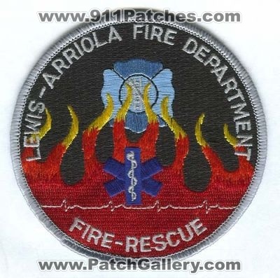Lewis Arriola Fire Rescue Department Patch (Colorado)
[b]Scan From: Our Collection[/b]
Keywords: dept.