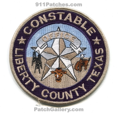 Liberty County Constable Office Patch (Texas)
Scan By: PatchGallery.com
Keywords: co.
