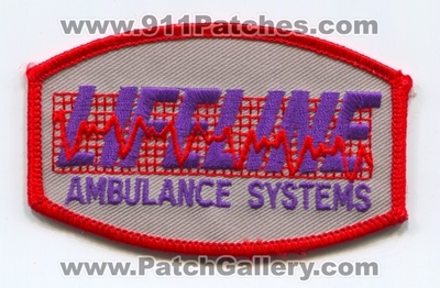 Lifeline Ambulance Systems EMS Patch (UNKNOWN STATE)
Scan By: PatchGallery.com
Keywords: emt paramedic