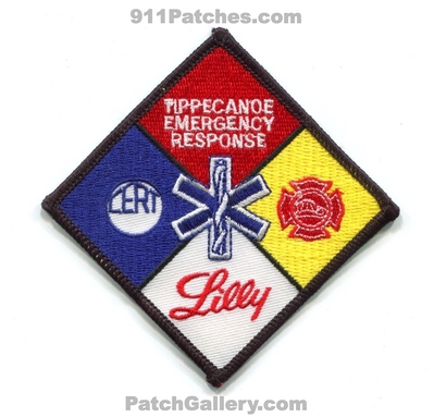 Eli Lilly and Company Pharmaceuticals Tippecanoe Emergency Response Team ERT Patch (Indiana)
Scan By: PatchGallery.com
Keywords: pharmacy drugs fire rescue ems hazmat haz-mat cert
