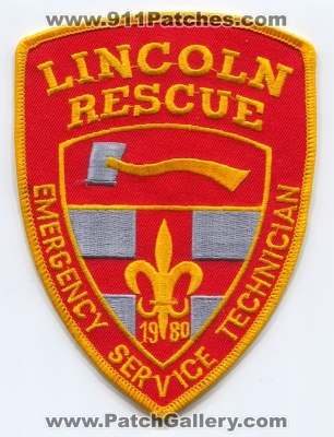 Lincoln Rescue Emergency Service Technician Patch (Rhode Island)
Scan By: PatchGallery.com
