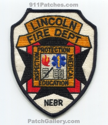 Lincoln Fire Department Patch (Nebraska)
Scan By: PatchGallery.com
Keywords: dept. protection education inspection medical