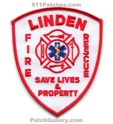 Linden Fire Rescue Department Patch (Michigan)
Scan By: PatchGallery.com
Keywords: dept. save lives & and property