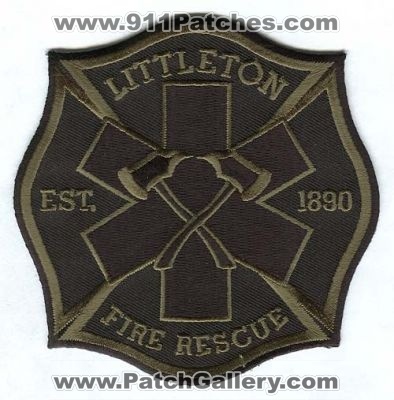 Littleton Fire Rescue Department Patch (Colorado) (Defunct)
[b]Scan From: Our Collection[/b]
Now South Metro Fire Rescue
Keywords: dept. est. 1890