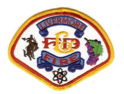 Livermore Fire
Thanks to PaulsFirePatches.com for this scan.
Keywords: california