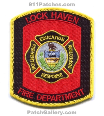 Lock Haven Fire Department Patch (Pennsylvania)
Scan By: PatchGallery.com
[b]Patch Made By: 911Patches.com[/b]
Keywords: dept. education response prevention inspection