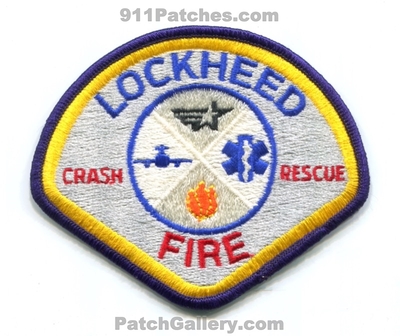 Lockheed Crash Fire Rescue Department Patch (No State Affiliation)
Scan By: PatchGallery.com
Keywords: cfr dept. arff aircraft airport firefighter firefighting