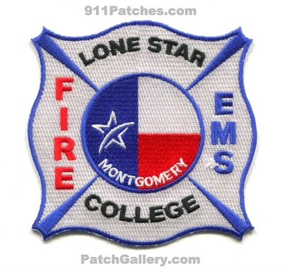 Lone Star College Montgomery Fire EMS Patch (Texas)
Scan By: PatchGallery.com
Keywords: academy school ambulance