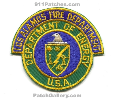 Los Alamos Fire Department Patch (New Mexico)
Scan By: PatchGallery.com
Keywords: national laboratory dept. of energy doe usa