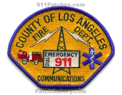 Los Angeles County Fire Department Communications Patch (California)
Scan By: PatchGallery.com
Keywords: co. of dept. lacofd l.a.co.f.d. emergency dial 911 dispatcher