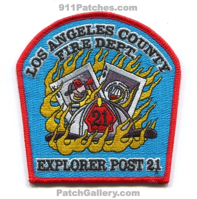 Los Angeles County Fire Department Explorer Post 21 Team Patch (California)
Scan By: PatchGallery.com
Keywords: co. of dept. lacofd l.a.co.f.d.