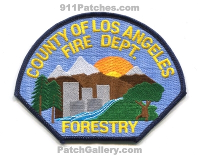 Los Angeles County Fire Department Forestry Patch (California)
Scan By: PatchGallery.com
Keywords: lacofd l.a.co.f.d. co. of dept. forest wildfire wildland