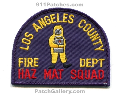 Los Angeles County Fire Department HazMat Squad Patch (California)
Scan By: PatchGallery.com
Keywords: co. dept. lacofd l.a.co.f.d. haz-mat hazardous materials