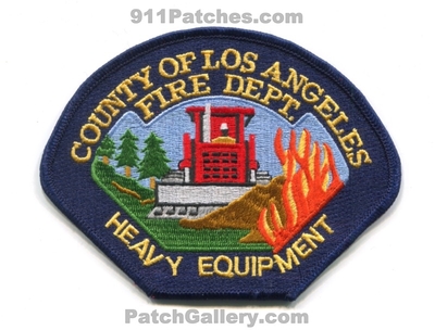 Los Angeles County Fire Department Heavy Equipment Patch (California)
Scan By: PatchGallery.com
Keywords: lacofd l.a.co.f.d. dept. forest wildfire wildland