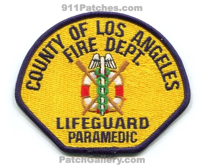 Los Angeles County Fire Department Lifeguard Paramedic EMS Patch (California)
Scan By: PatchGallery.com
Keywords: co. of lacofd l.a.co.f.d. ocean rescue