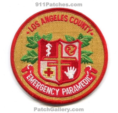 Los Angeles County Emergency Paramedic EMS Patch (California)
Scan By: PatchGallery.com
Keywords: LACo L.A.Co. ambulance