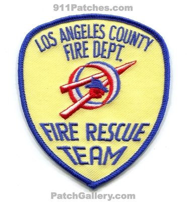 Los Angeles County Fire Department Fire Rescue Team Patch (California)
Scan By: PatchGallery.com
Keywords: co. of dept. lacofd l.a.co.f.d.