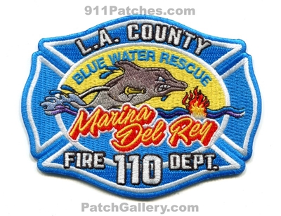 Los Angeles County Fire Department Station 110 Patch (California)
Scan By: PatchGallery.com
Keywords: co. of dept. lacofd l.a.co.f.d. blue water rescue company marina del rey dolphin