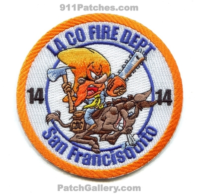 Los Angeles County Fire Department Station 14 Patch (California)
Scan By: PatchGallery.com
Keywords: co. of dept. lacofd l.a.co.f.d. company san francisquito yosemite sam