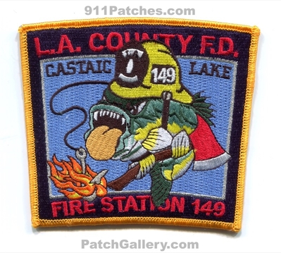 Los Angeles County Fire Department Station 149 Patch (California)
Scan By: PatchGallery.com
Keywords: co. of dept. lacofd l.a.co.f.d. company castaic lake