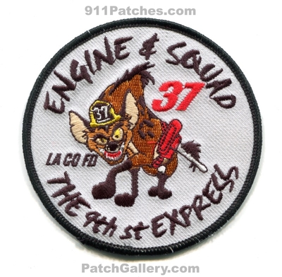 Los Angeles County Fire Department Station 37 Patch (California)
Scan By: PatchGallery.com
Keywords: co. of dept. lacofd l.a.co.f.d. engine squad company the 9th st express