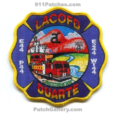 Los Angeles County Fire Department Station 44 Patch (California)
Scan By: PatchGallery.com
Keywords: co. of dept. lacofd l.a.co.f.d. company engine e44 patrol p44 e244 water tender wt44 duarte protectors of hope