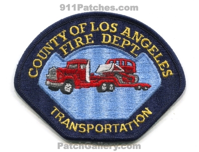 Los Angeles County Fire Department Transportation Patch (California)
Scan By: PatchGallery.com
Keywords: co. of dept. lacofd l.a.co.f.d.