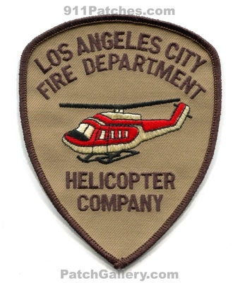 Los Angeles City Fire Department Helicopter Company Patch (California)
[b]Scan From: Our Collection[/b]
Keywords: dept. lafd co. aviation