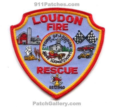 Loudon Fire Rescue Department Patch (New Hampshire)
Scan By: PatchGallery.com
Keywords: town of dept. inc. 1779 est. 1940