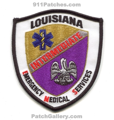 Louisiana State Emergency Medical Technician EMT Intermediate EMS Patch (Louisiana)
Scan By: PatchGallery.com
Keywords: services ambulance