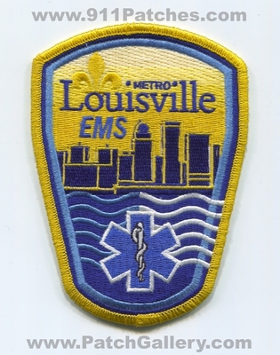 Louisville Metro Emergency Medical Services EMS Patch (Kentucky)
Scan By: PatchGallery.com
Keywords: ambulance emt paramedic
