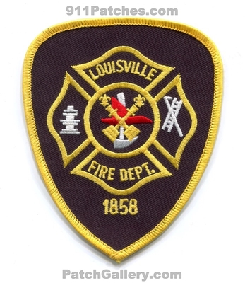 Louisville Fire Department Patch (Kentucky)
Scan By: PatchGallery.com
Keywords: dept. 1858