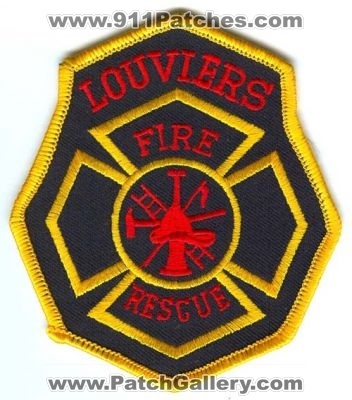 Louviers Fire Rescue Department Patch (Colorado) (Defunct)
[b]Scan From: Our Collection[/b]
Now South Metro Fire Rescue
Keywords: dept.