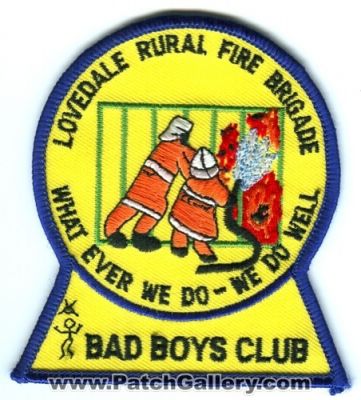 Lovedale Rural Fire Brigade (Australia)
Scan By: PatchGallery.com

