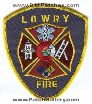 Lowry Air Force Base AFB Fire Department Patch (Colorado)
[b]Scan From: Our Collection[/b]
Keywords: a.f.b. dept. usaf military