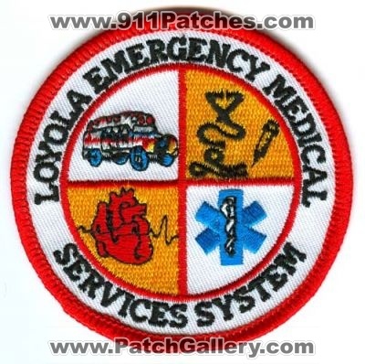 Loyola Emergency Medical Services System Patch (Illinois)
[b]Scan From: Our Collection[/b]
Keywords: ems