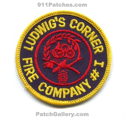 Ludwigs Corner Fire Company 1 Patch (Pennsylvania)
Scan By: PatchGallery.com
Keywords: co. number no. #1 i department dept.