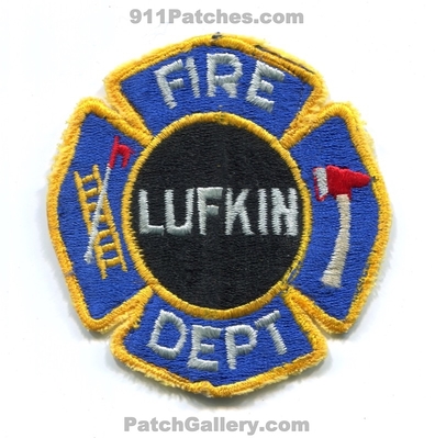 Lufkin Fire Department Patch (Texas)
Scan By: PatchGallery.com
Keywords: dept.