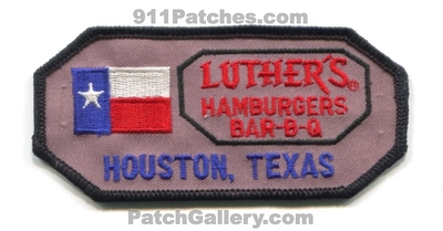 Luthers Hamburgers Bar-B-Q Houston Patch (Texas)
Scan By: PatchGallery.com
Keywords: bbq